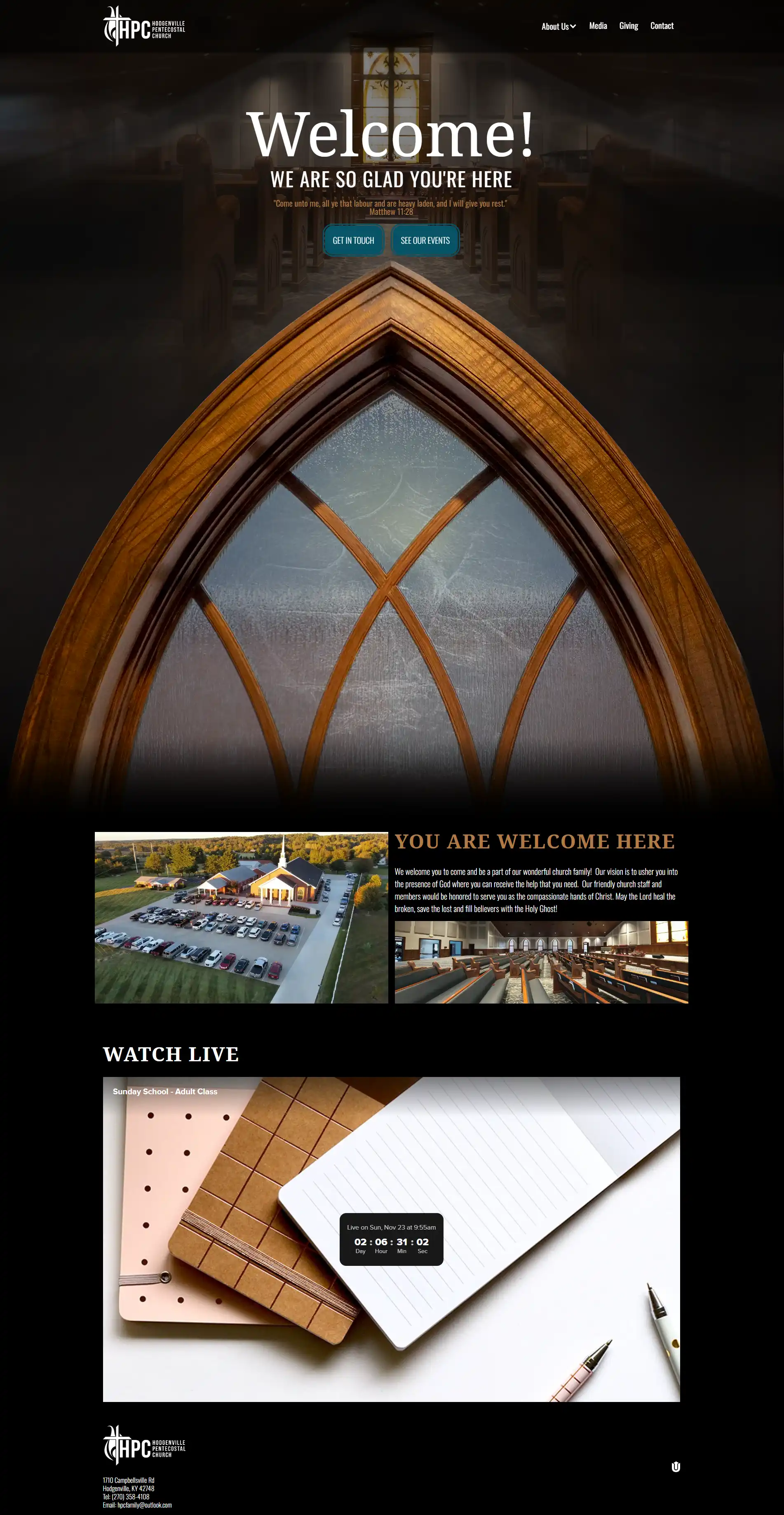 Recent website project by UpLift Digital.